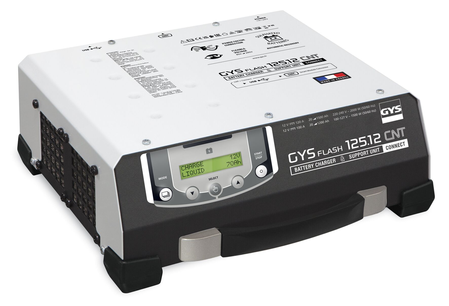 GYS FLASH 125.12 CNT FV (5,0m cables)