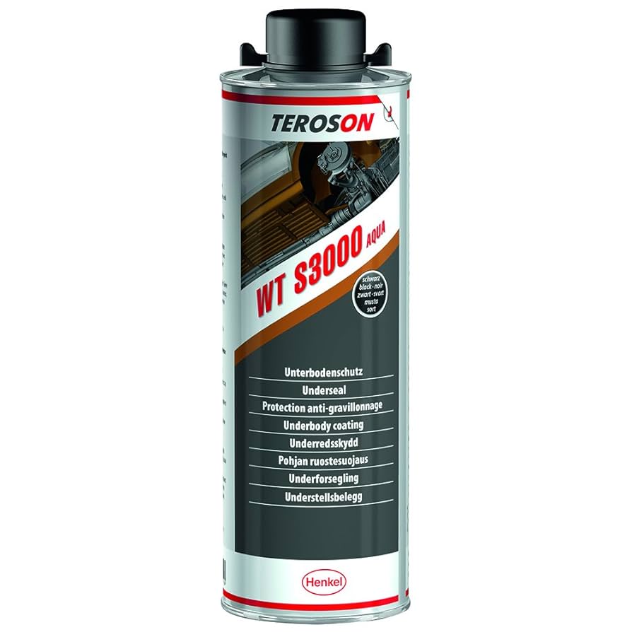 TEROSON® WT S3000 vannbasert body Svart, 1 l Flaske