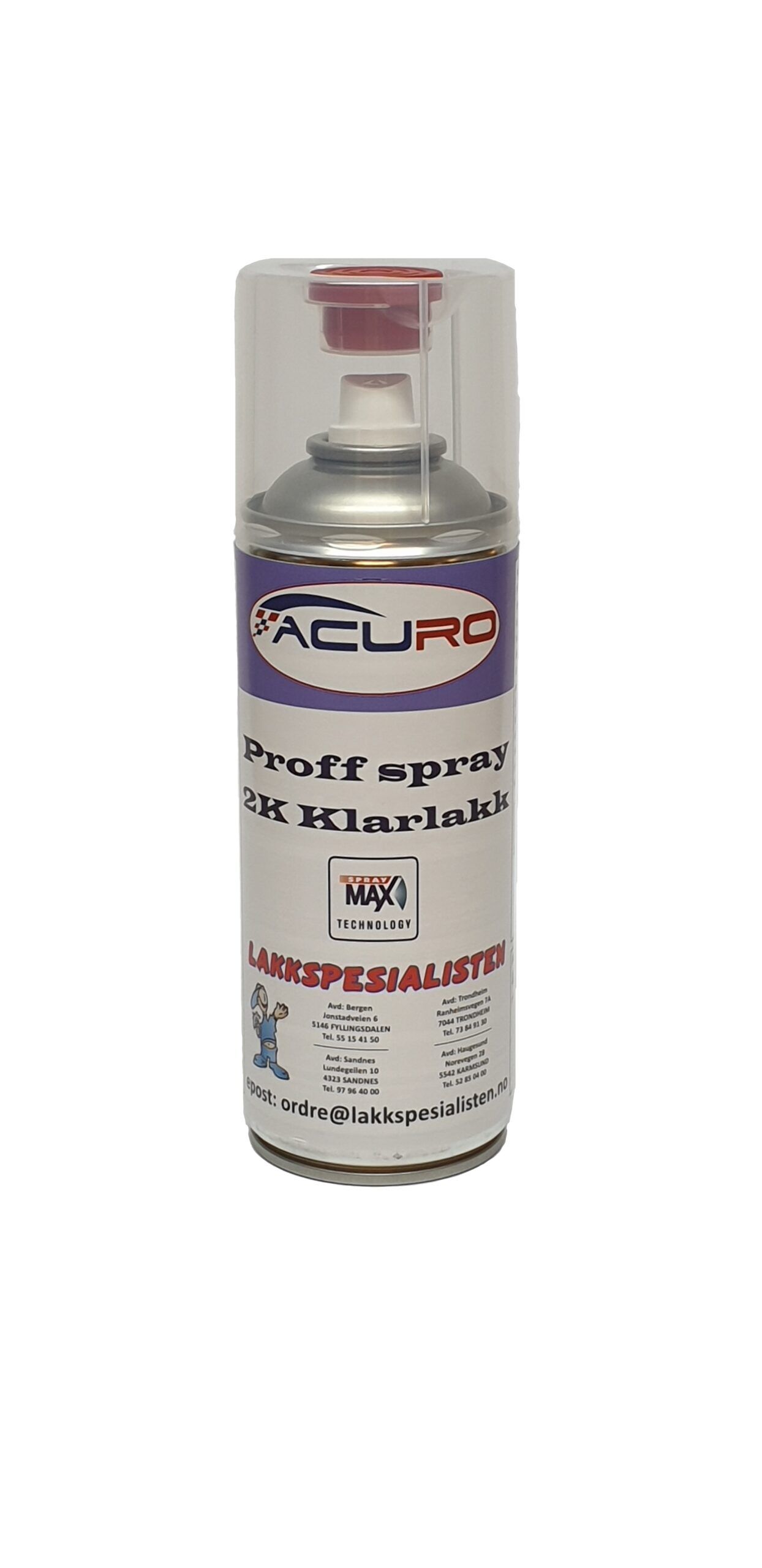 Acuro SprayMax 2K Klarlakk