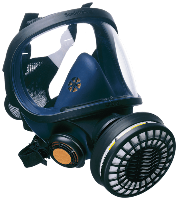 Sundstrøm Helmaske SR 200 med glassvisir