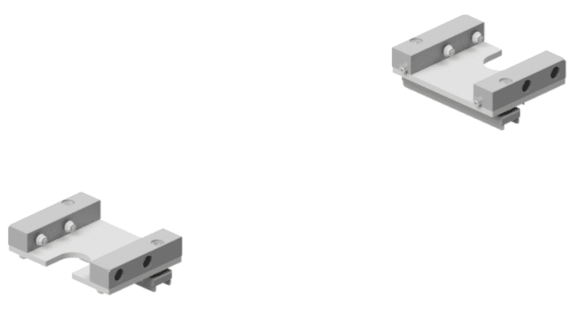 Spanesi skyvebraketter kit for tverrskinner