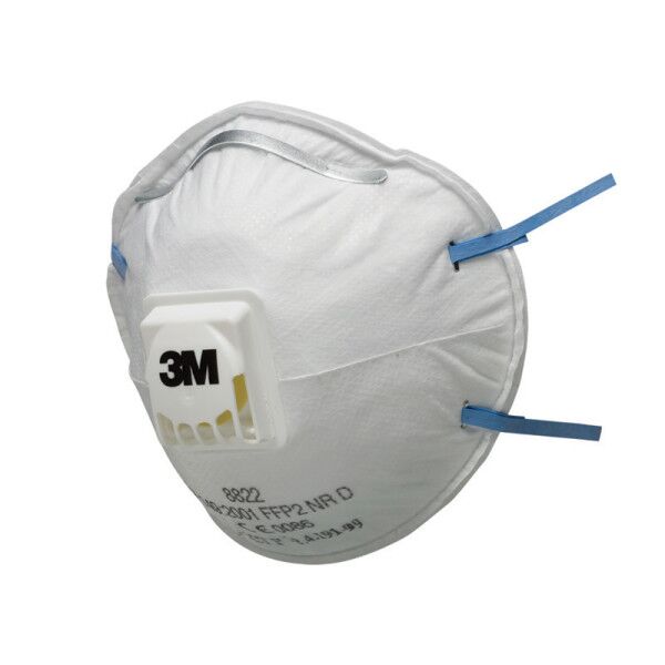 3M 8822 STØVMASKE FFP2 M:VENTIL - Bilde 4