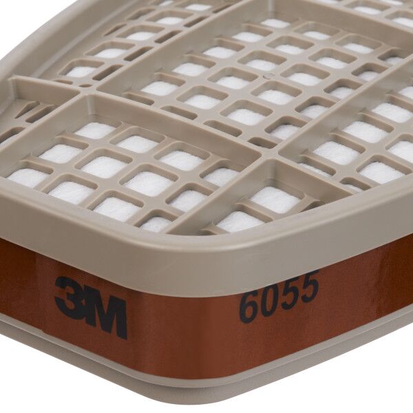 3M 6055 (6915) Filter mot organiske damper, A2, pris per par - Bilde 2