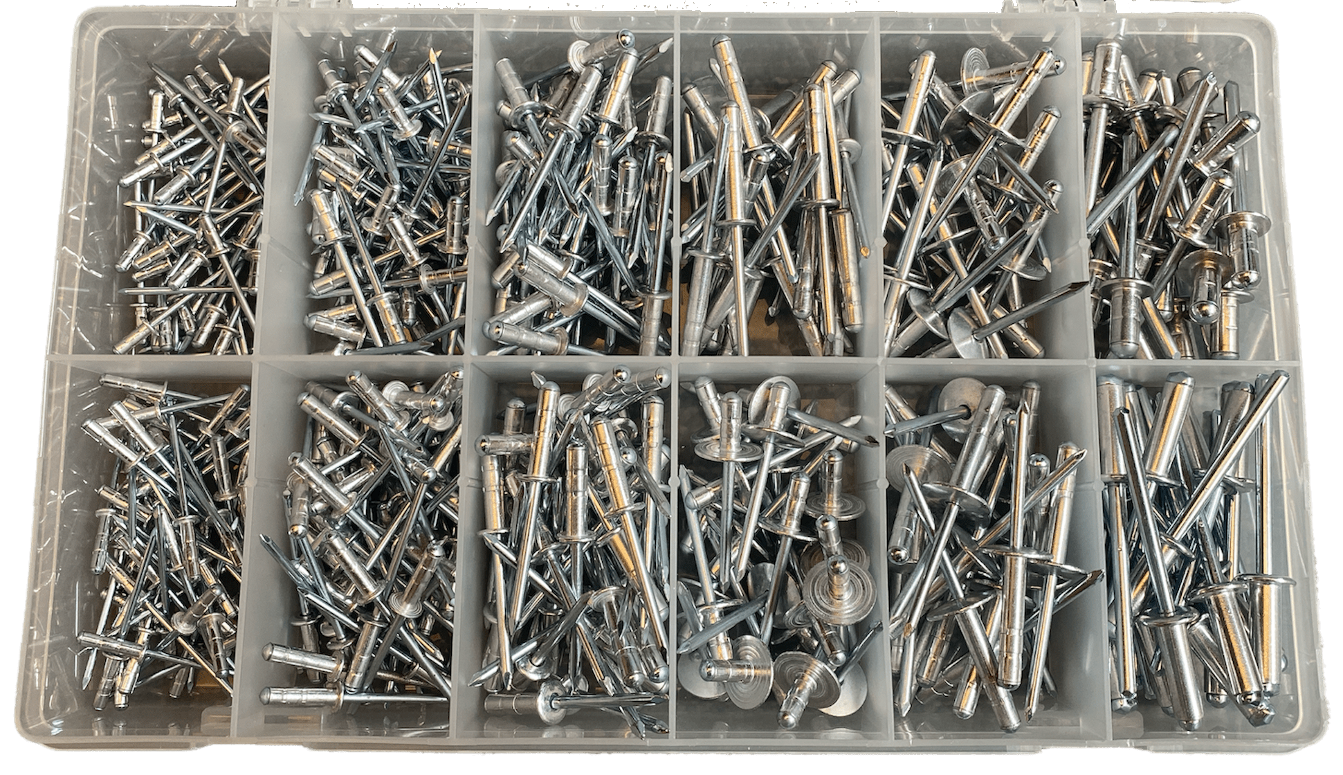 Sortiment Blindnagle Multigrip. 430-deler