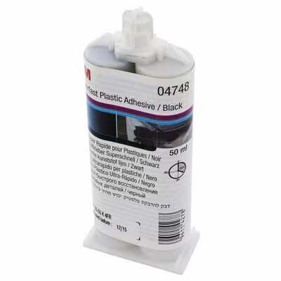 3M 4748 Reparasjonslim, Superraskt, sort, 50ml