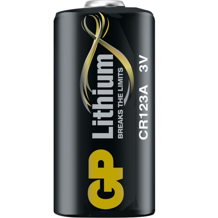 GP Lithiumbatteri, CR123A, 1-pakk - Bilde 2