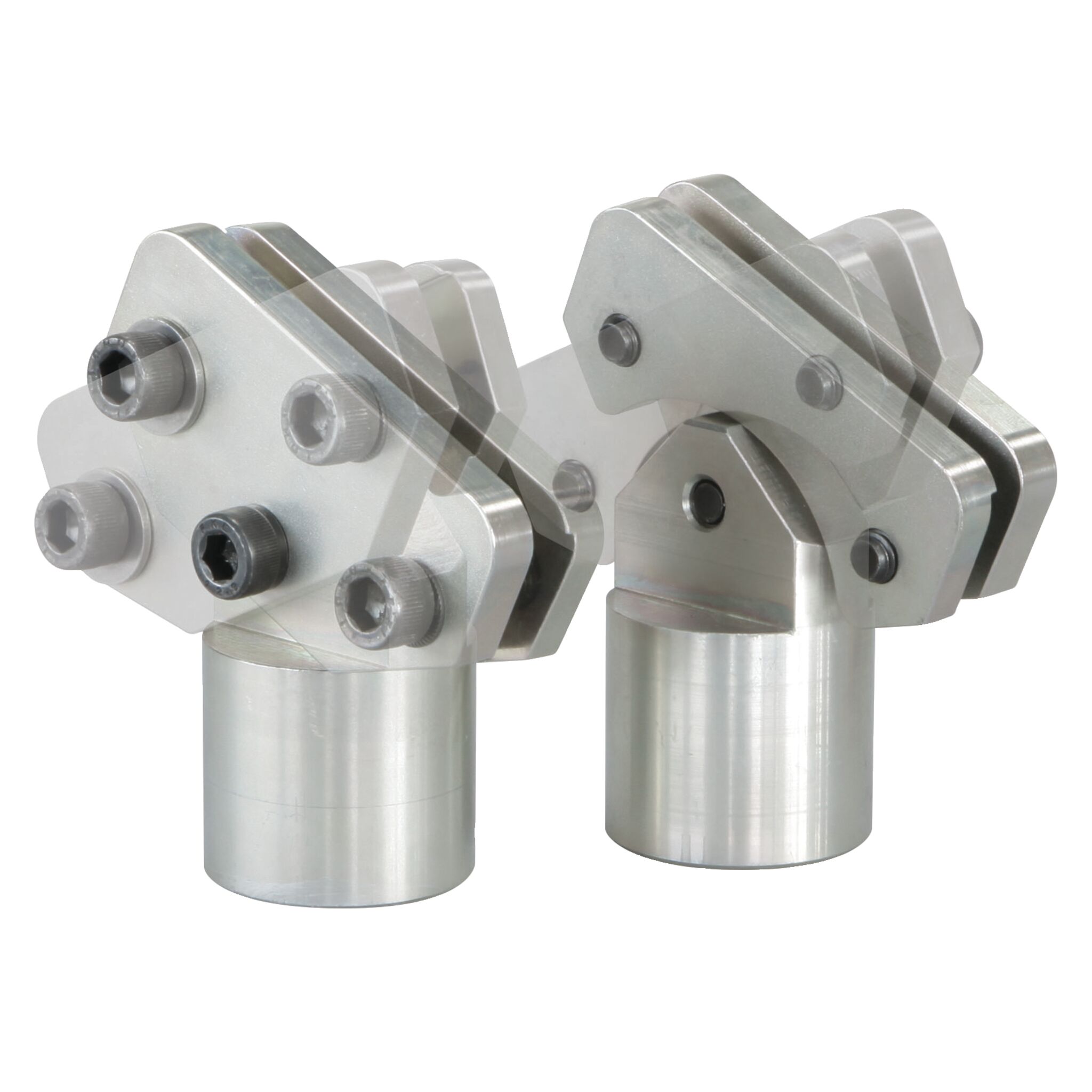 GYS SET OF 2 LOWER CAR BODY FRAME CLAMPS FOR VEHICLE TROLLEY