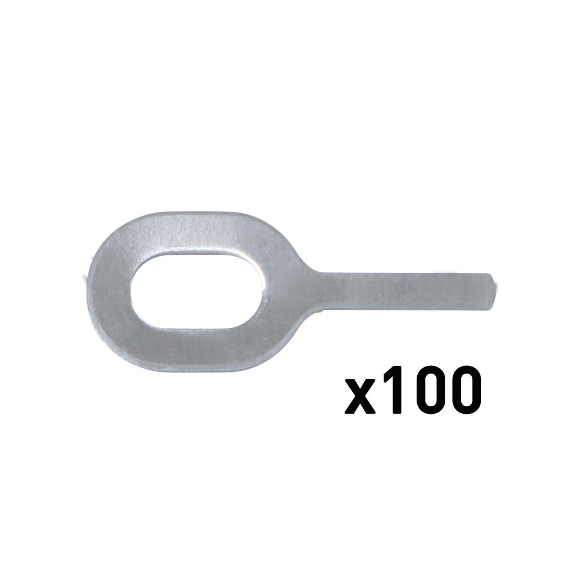 GYS Trekkeringer rett. Al99.5 Tykkelse 1.0mm 100pk