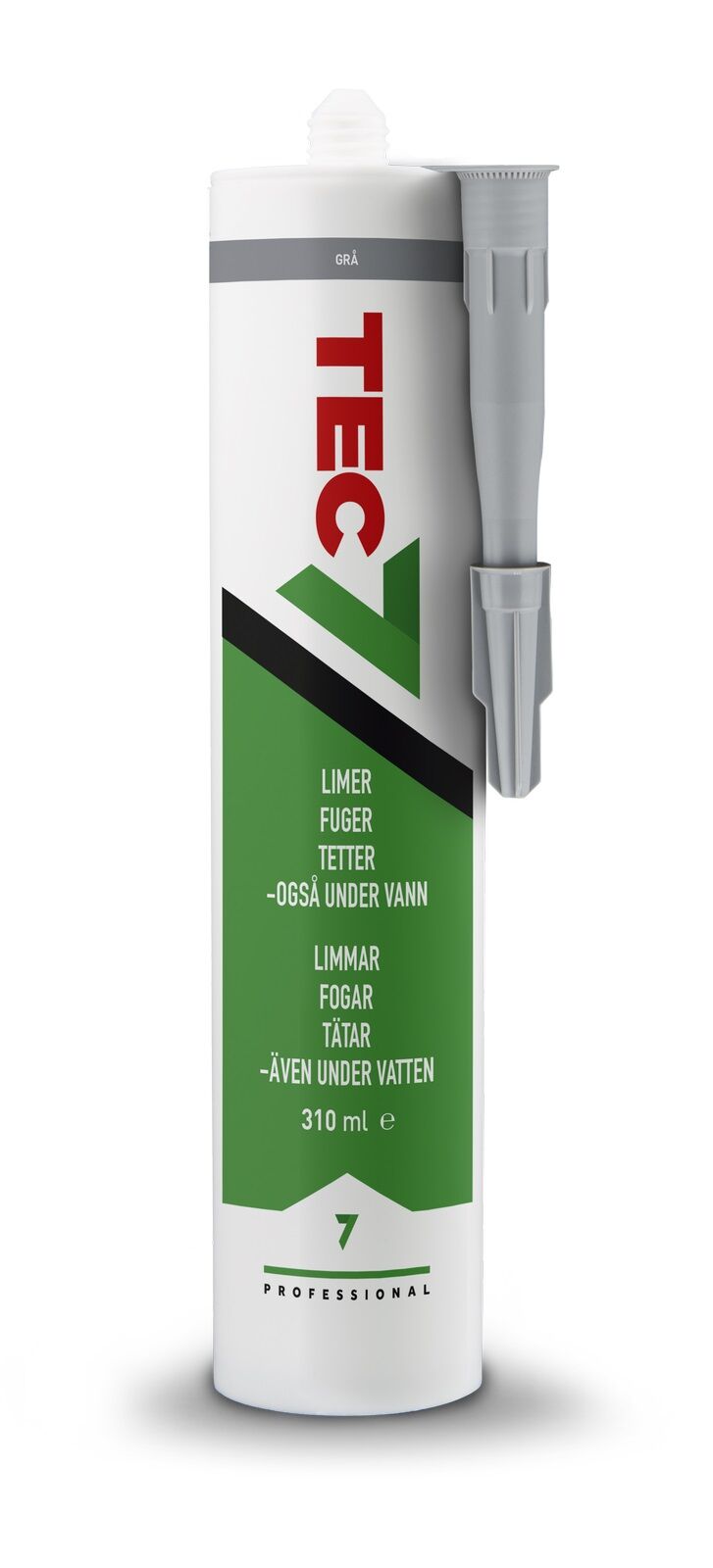 Tetningsmasse Tec7 Grå 310ml