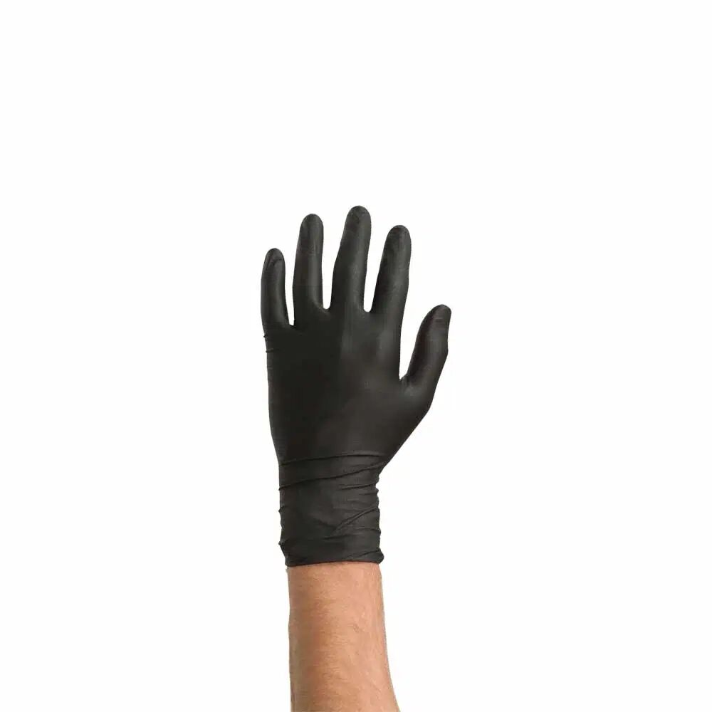Colad Nitril Engangshansker Svart XL pakke a`60 stk