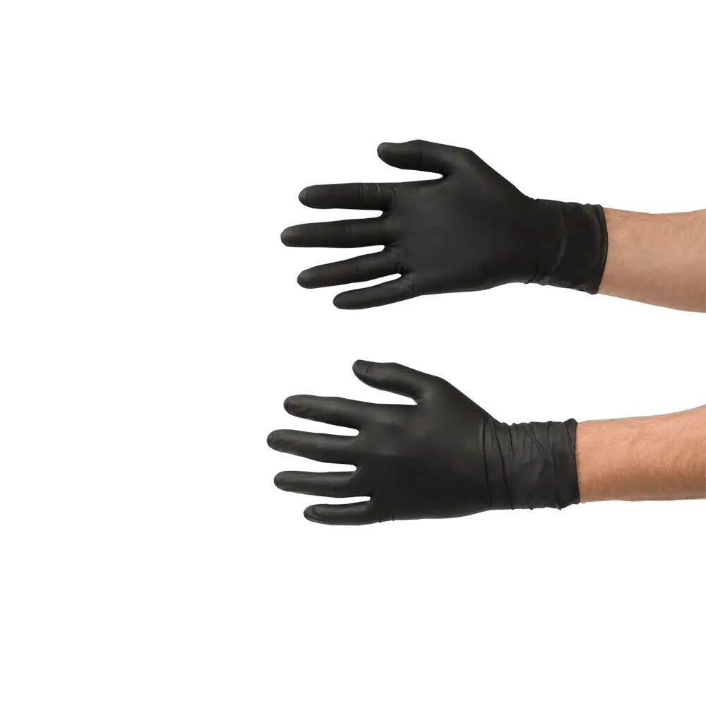 Colad Nitril Engangshansker Svart XL pakke a`60 stk - Bilde 2