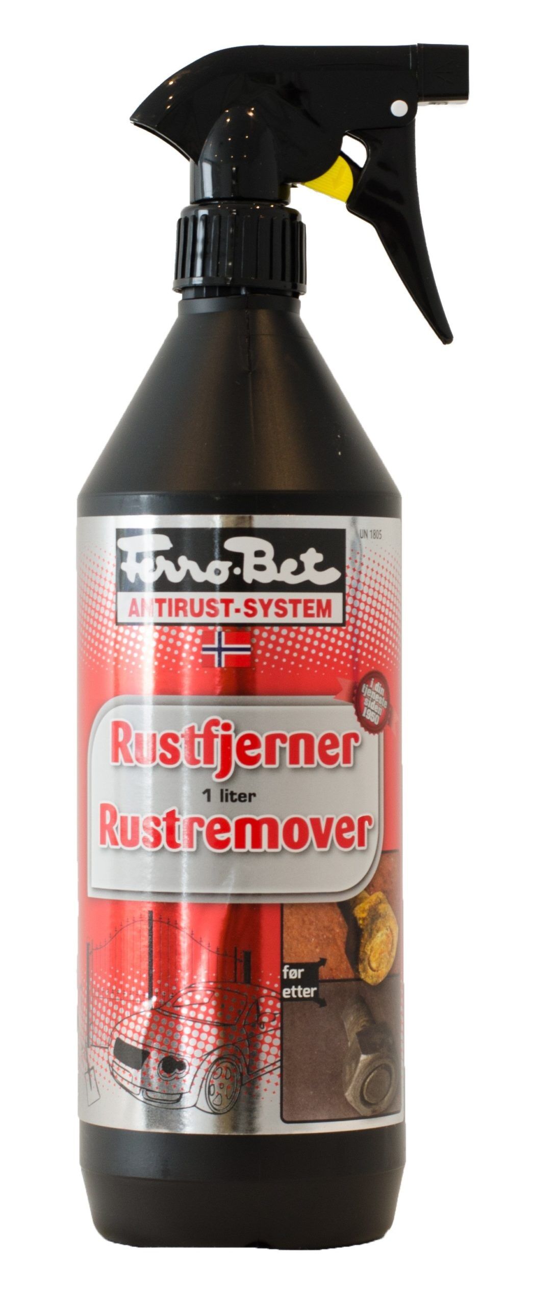 Ferro-Bet Rustfjerner 1 L. flaske