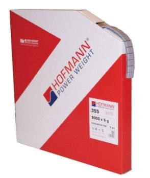 Klistervekt 355 Sølv Hofmann rull 1000stk á 5gram
