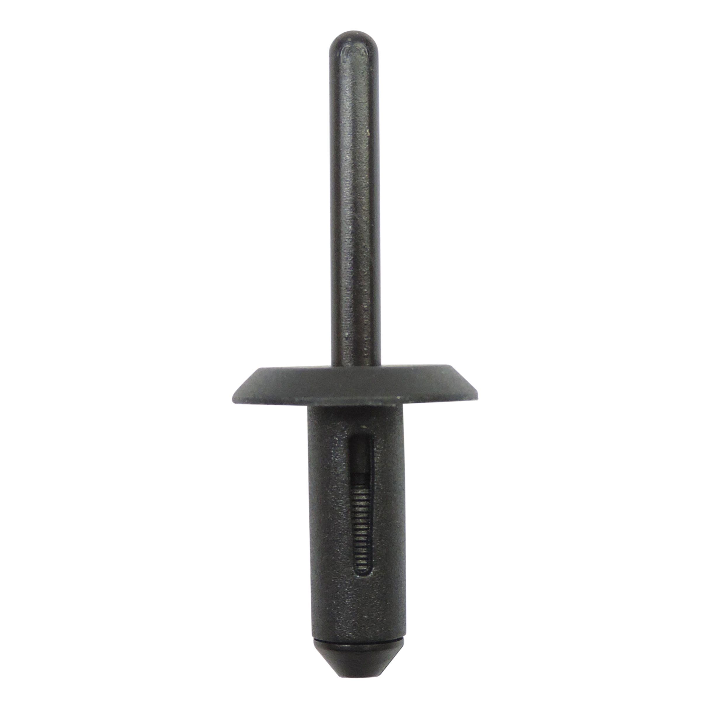 General Purpose Plastic Rivet Black Pk10