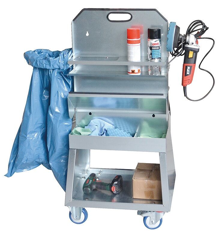 B-Tec Poleringsvogn JIMMY-03 komplett 3 deler - Bilde 2