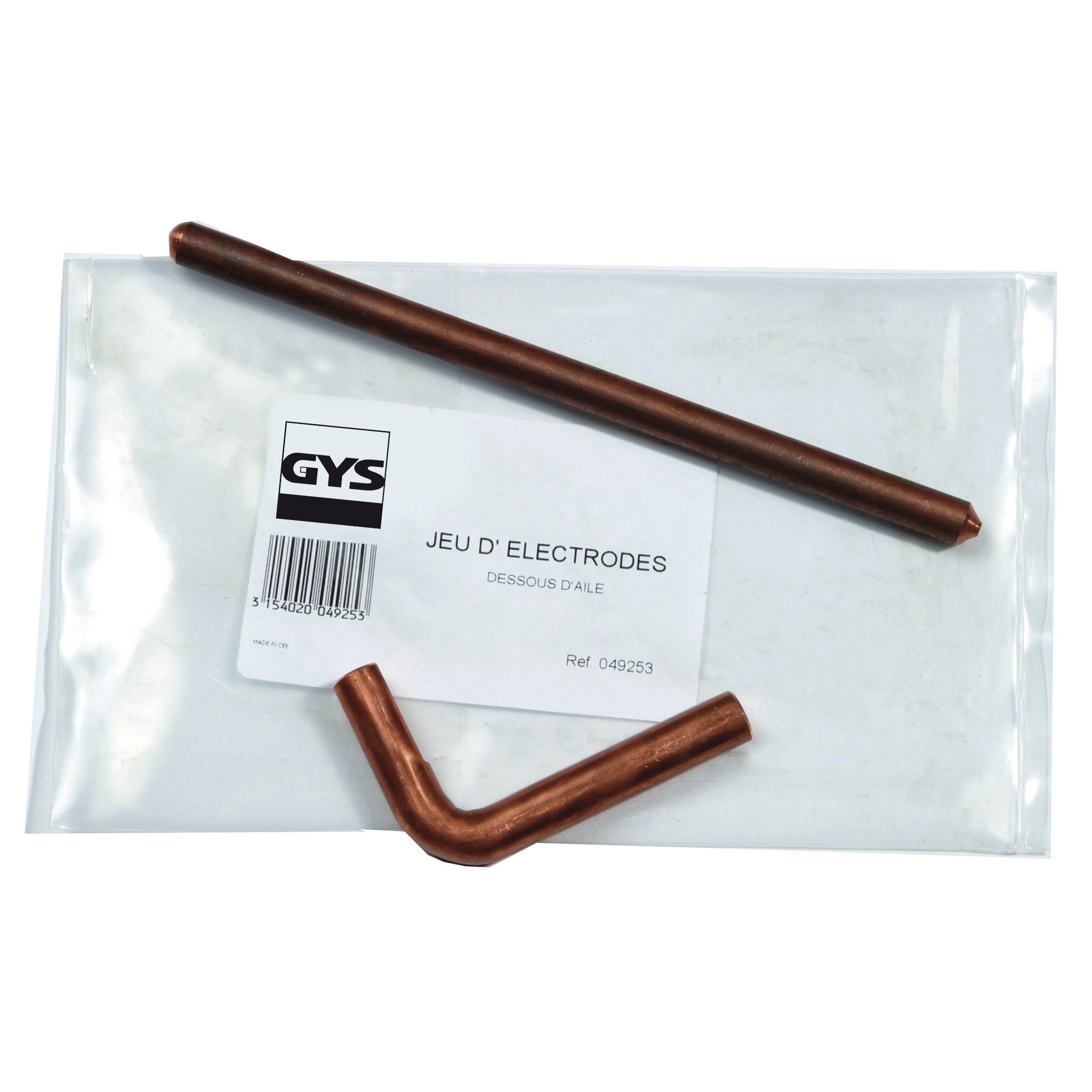GYS Set of 2 electrodes for under the flange