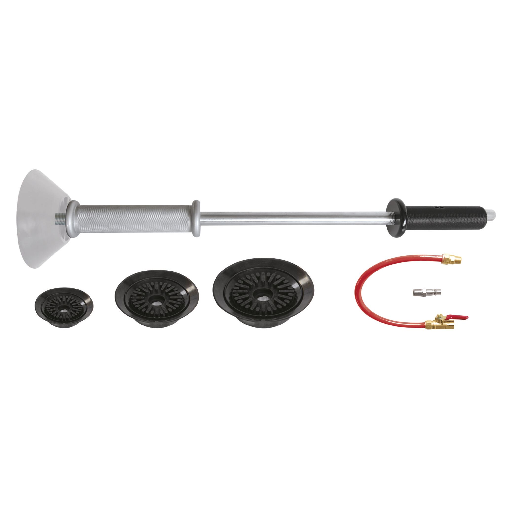 GYS PNEUMATIC INERTIA HAMMER 2.5KG + 3 SUCTION PADS