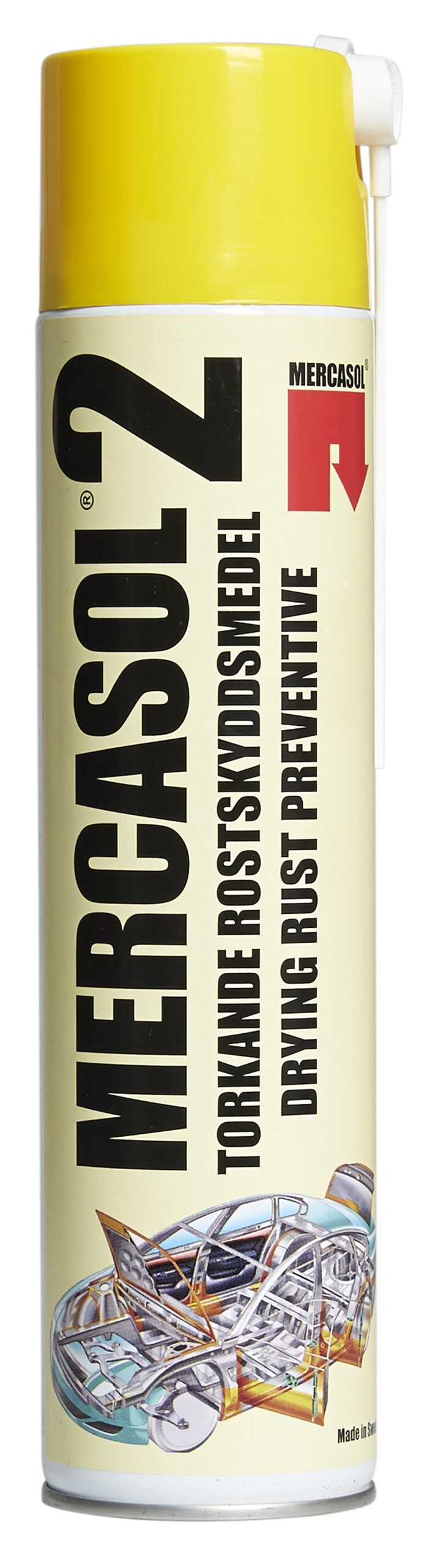 Mercasol 2 transperant spray 600ml