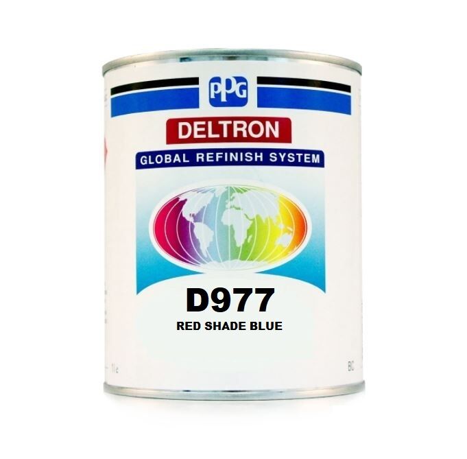 PPG D977/E1 BC Red Shade Blue