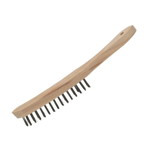 Stålbørste Basic 4-rader