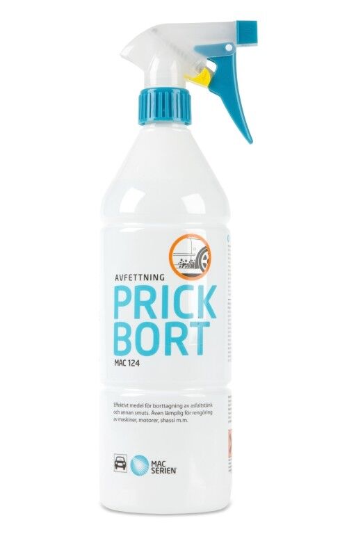 Mac 124 Prickbort Flekkfjerner Avfetting petro base 1L