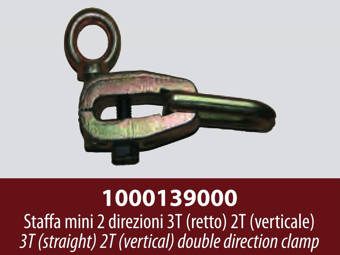 Spanesi Jig klemme "Grillo" 3T-horisontal 2T-vertikal trekk