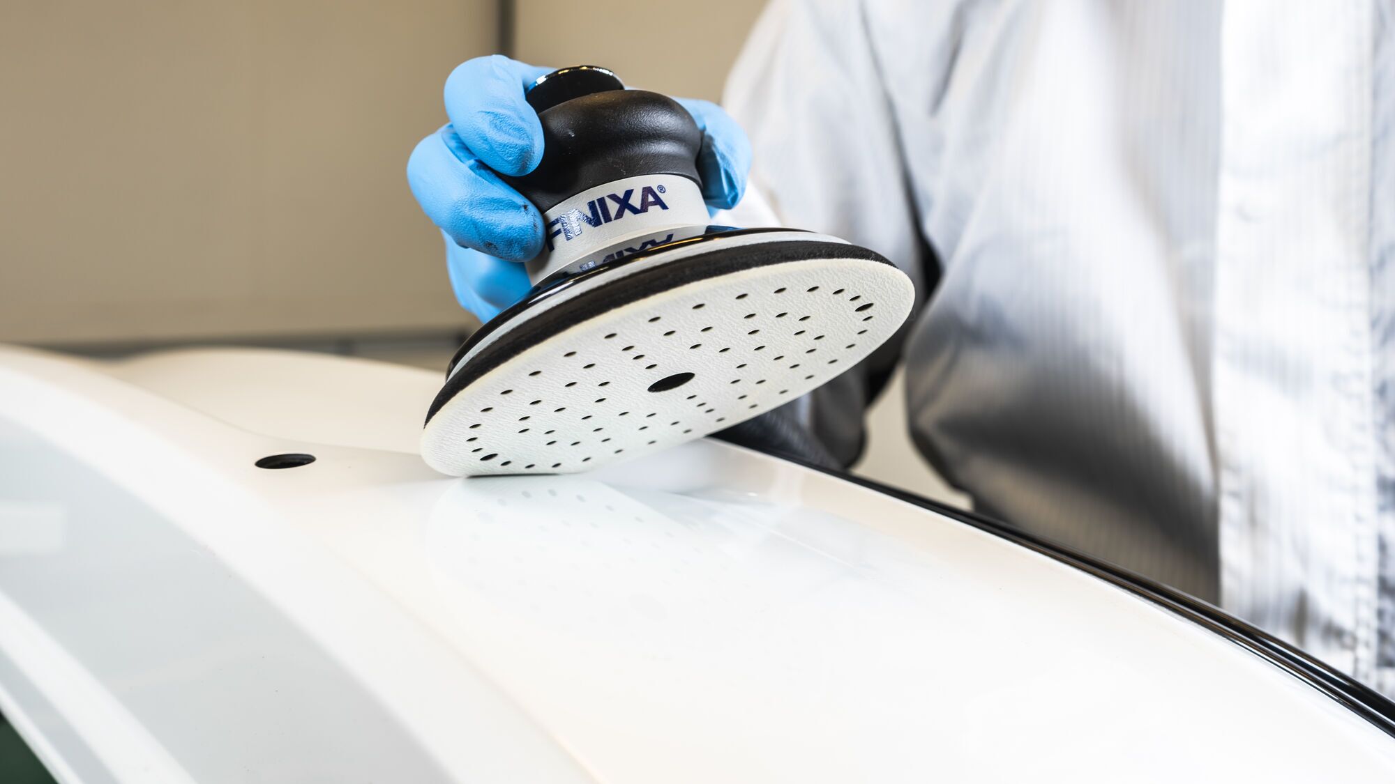 Finixa SharpWhite sanding disc Ø 150mm - Multihole P80 100p - Bilde 3