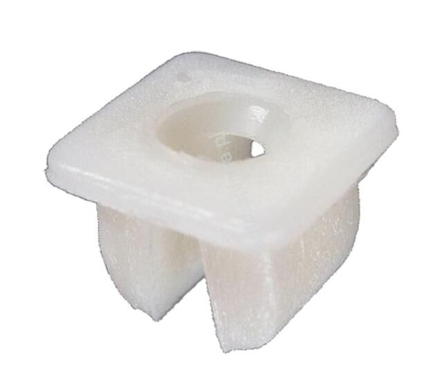 Honda, Mazda, Mitsubishi  White Square Nut 10mmx10mm