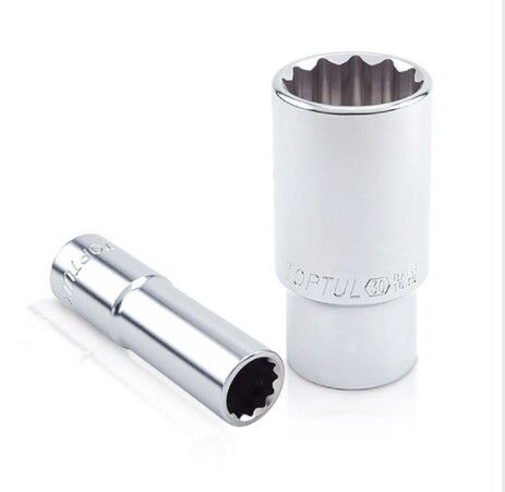 TopTul 1/2" 12-kant pipe 27mm