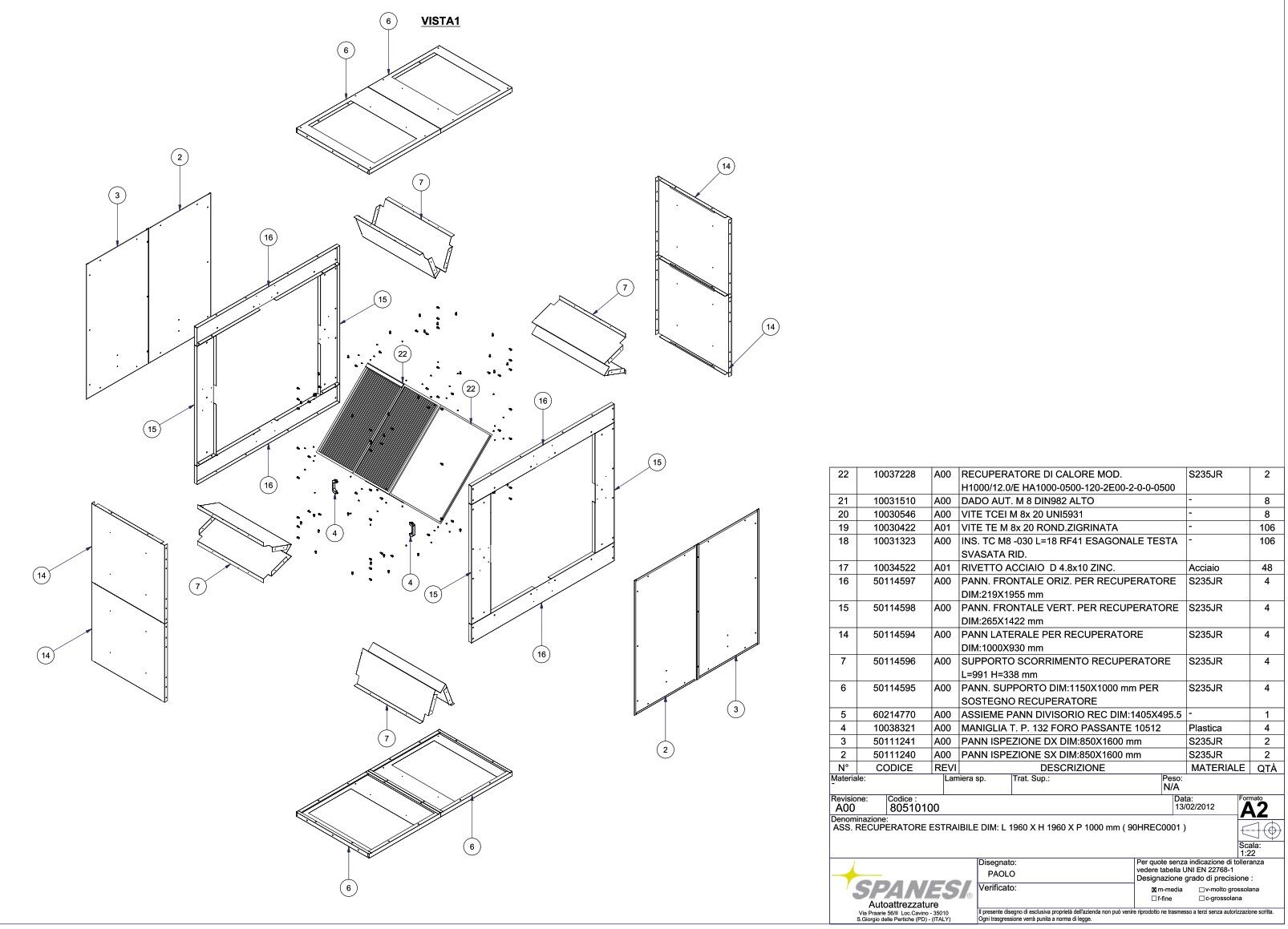 Spanesi heatex kryssveksler 2x (5,5kw og 7,5Kw)