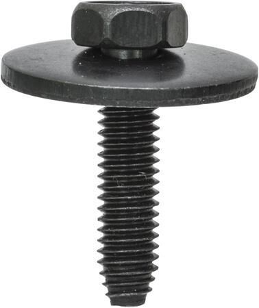 Black Hex Bolt C/W Washer Pk10