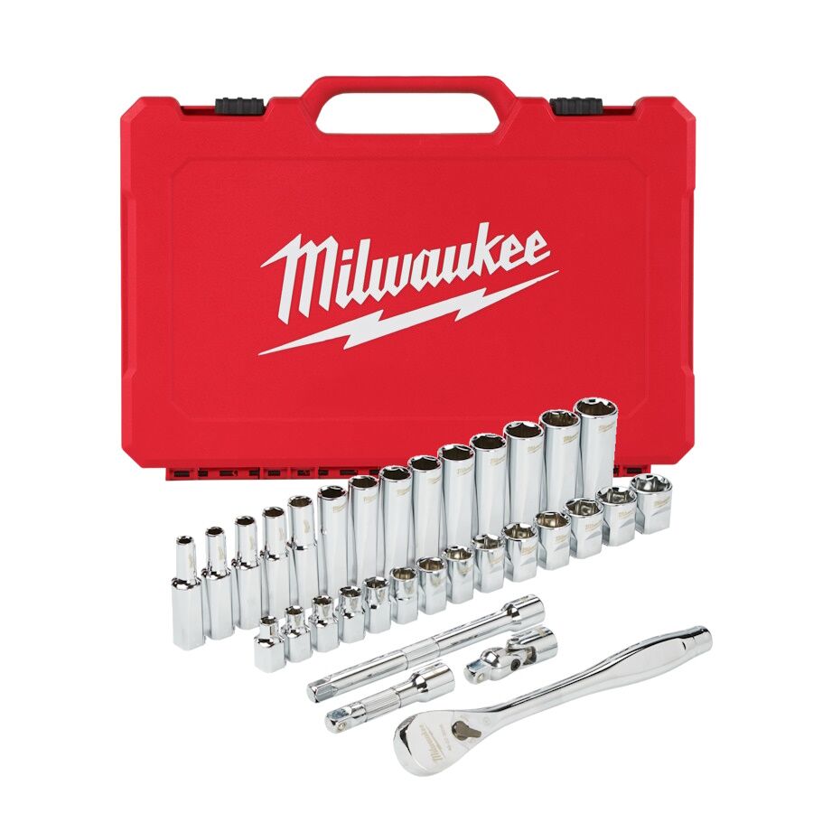 Milwaukee Skrallesett 3/8'' 32-deler