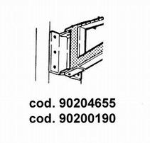 Spanesi Plate for veggfeste til støvavsugsarm