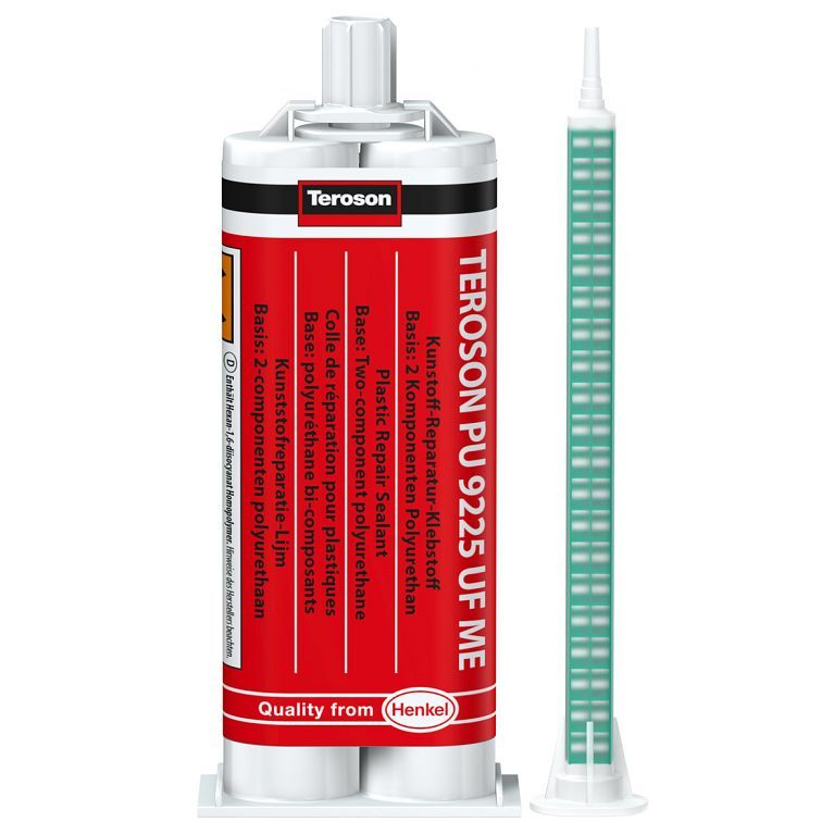 Teroson 9225 Ultra Fast ME 2K plastlim (1 min) dobbel patron - Bilde 2