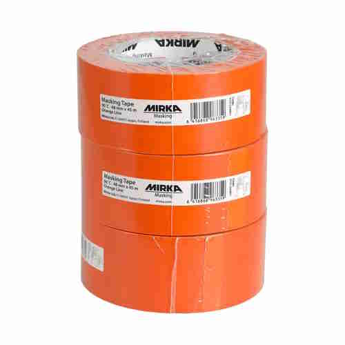 Mirka Masking Tape 90°C Orange Line 48mmx45m, 18/Pack - Bilde 2