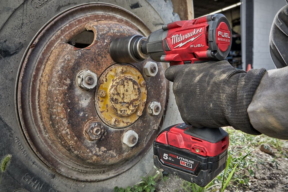 Milwaukee M18 FMTIW2F12-502X 1/2'' Mellomstor muttertrekker - Bilde 6