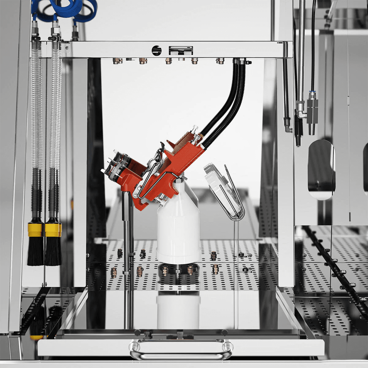 B-Tec D-800 Autom. sprøytevasker vann/løsemiddel STRUKTUR! - Bilde 4