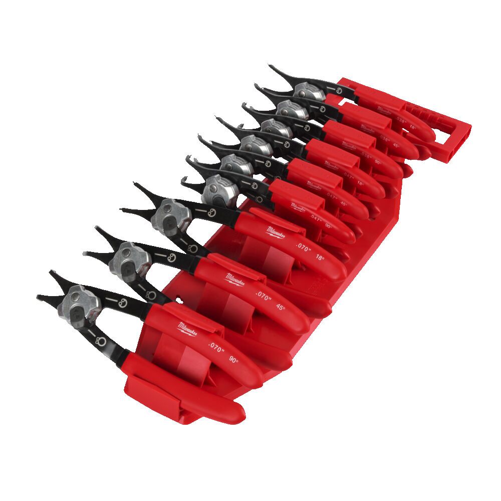 Milwaukee Låsering/Segering tang Sett 9deler