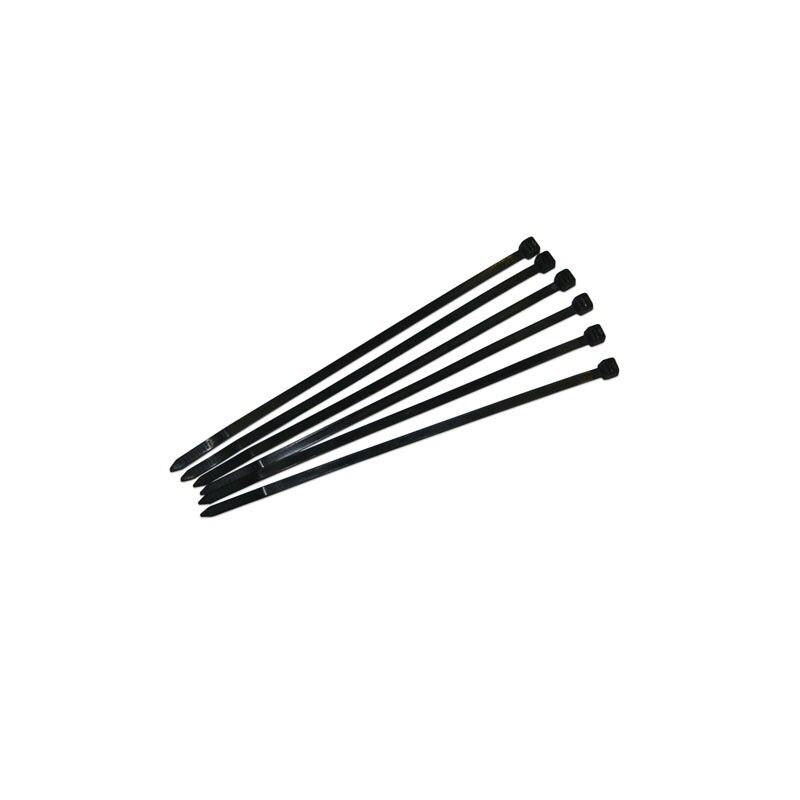 Strips Svart UV-res 12.7mm x 480mm Pk100