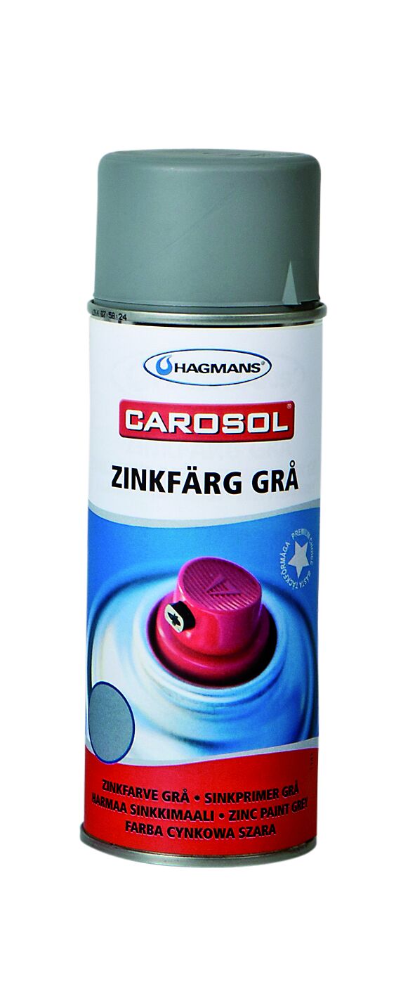 Hagmans Zinklakk Grå, 400 ml