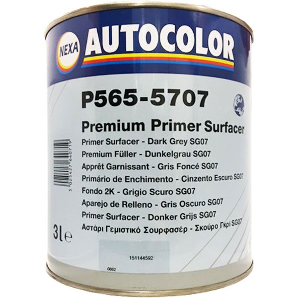 Nexa Premium Primer Surfacer – Dark Grey SG07 - Bilde 2
