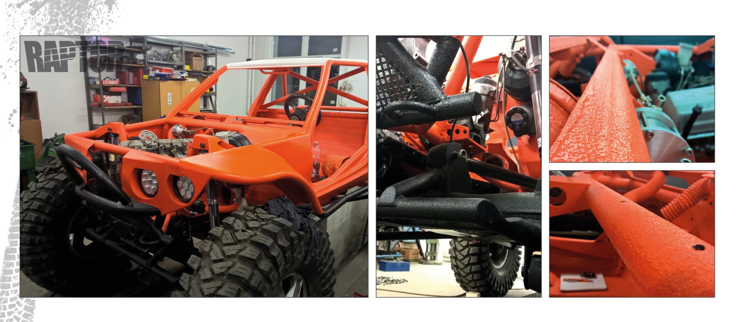 Raptor Bedliner kit. 4l sort - Bilde 7