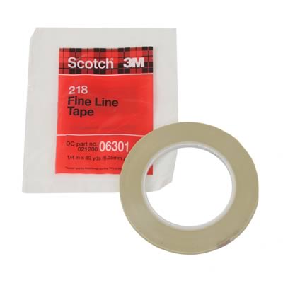 3M 6301 Fine Line Tape 218 (Lys grønn) 6MM