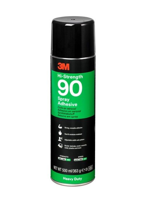 3M 90 Sterkt spraylim som gir øyeblikkelig styrke.