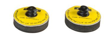 Roloc bakplate med lim for rondeller 32mm Hard