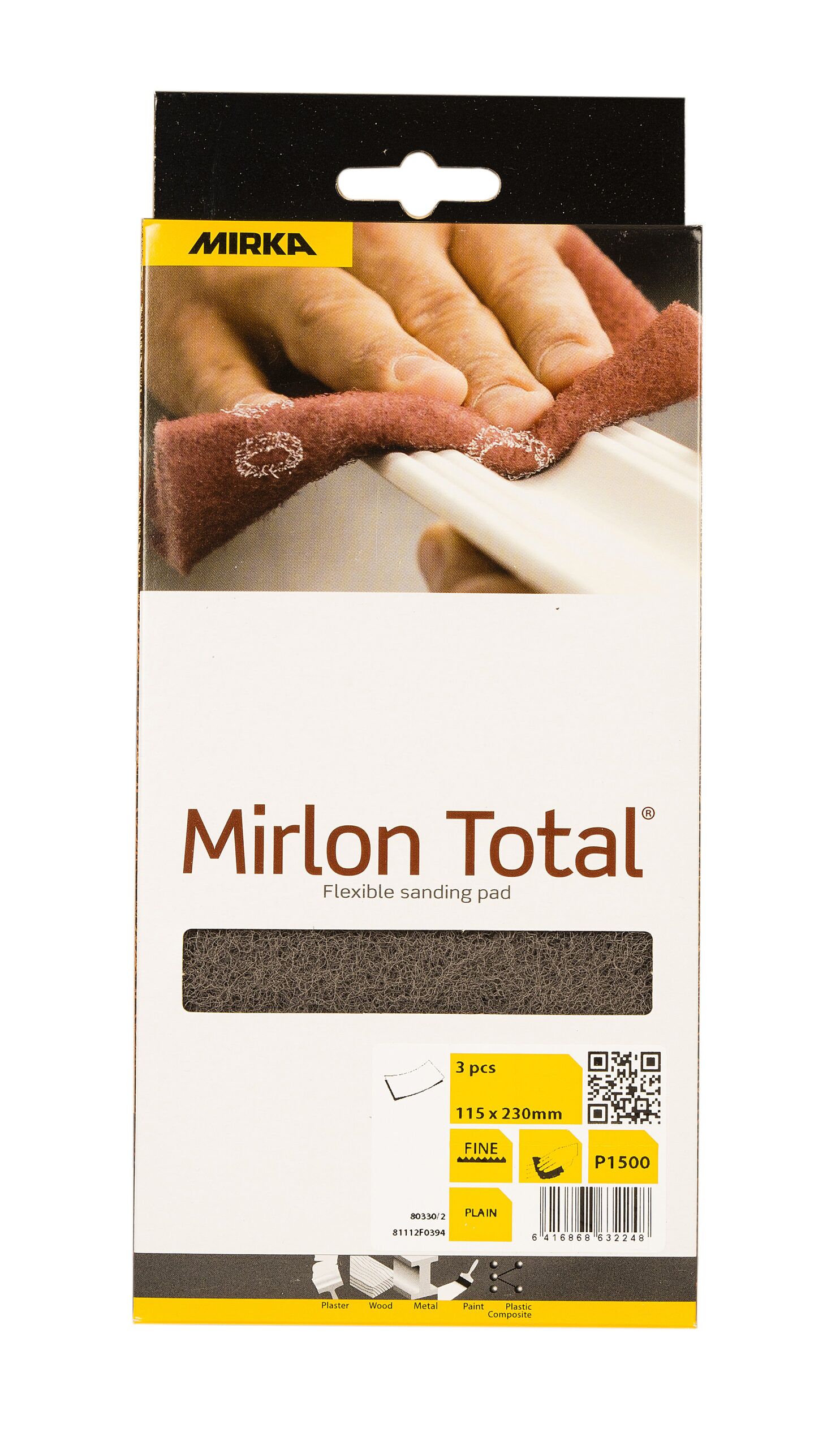 Mirka Mirlon Total 115x230mm UF 1500 (3pk) FP