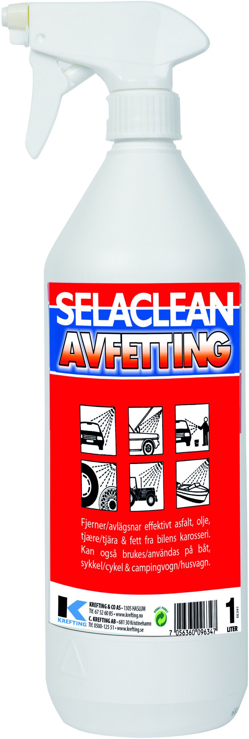 Selaclean avfetting