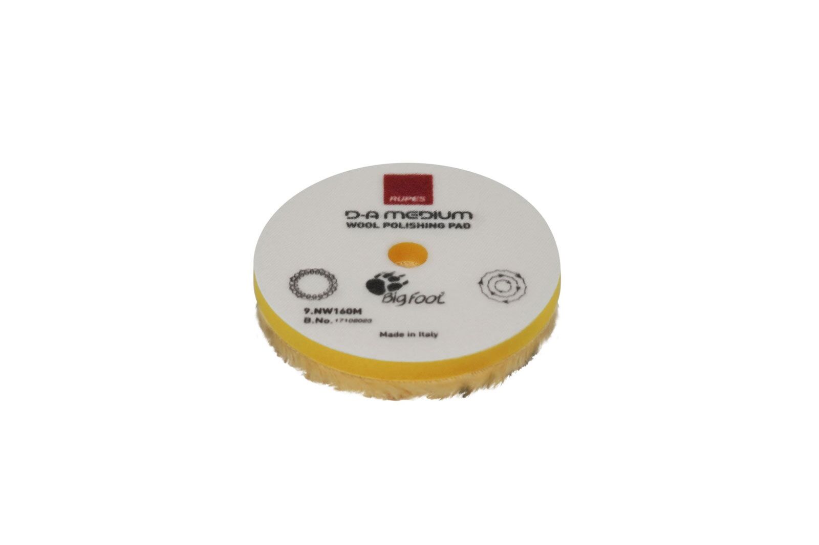 Rupes Ullpute Gul Medium 160mm DA 1pk - Bilde 4