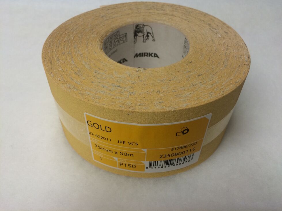Mirka Gold 75mm x 50m P40