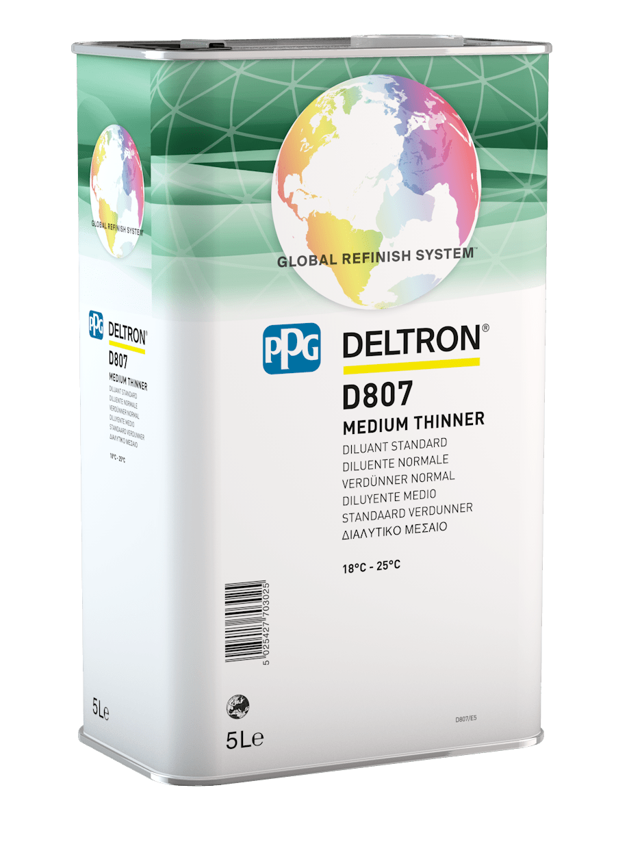 PPG D807 Medium Thinner 18-25C